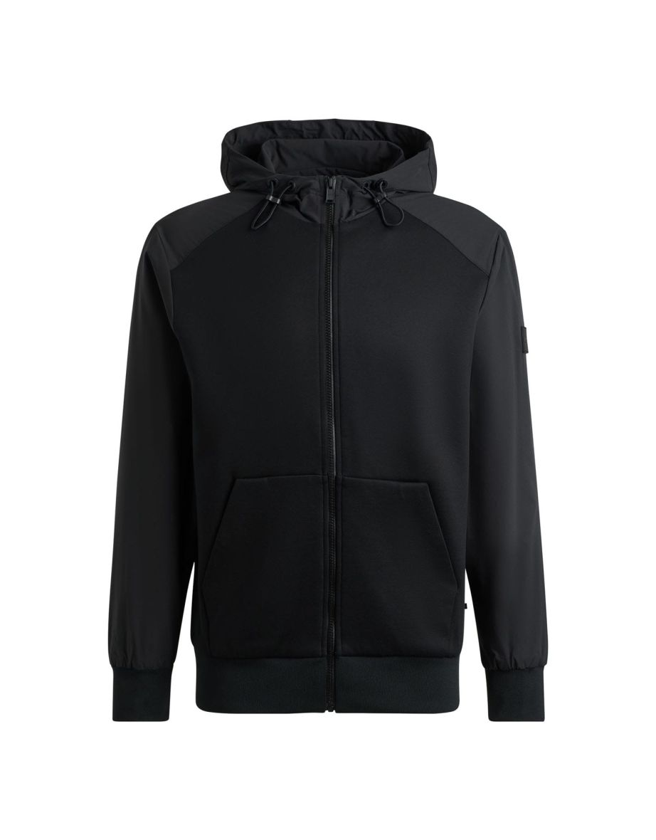 Men's Boss P-Steele 134 Zip Hoodie in Black - 3