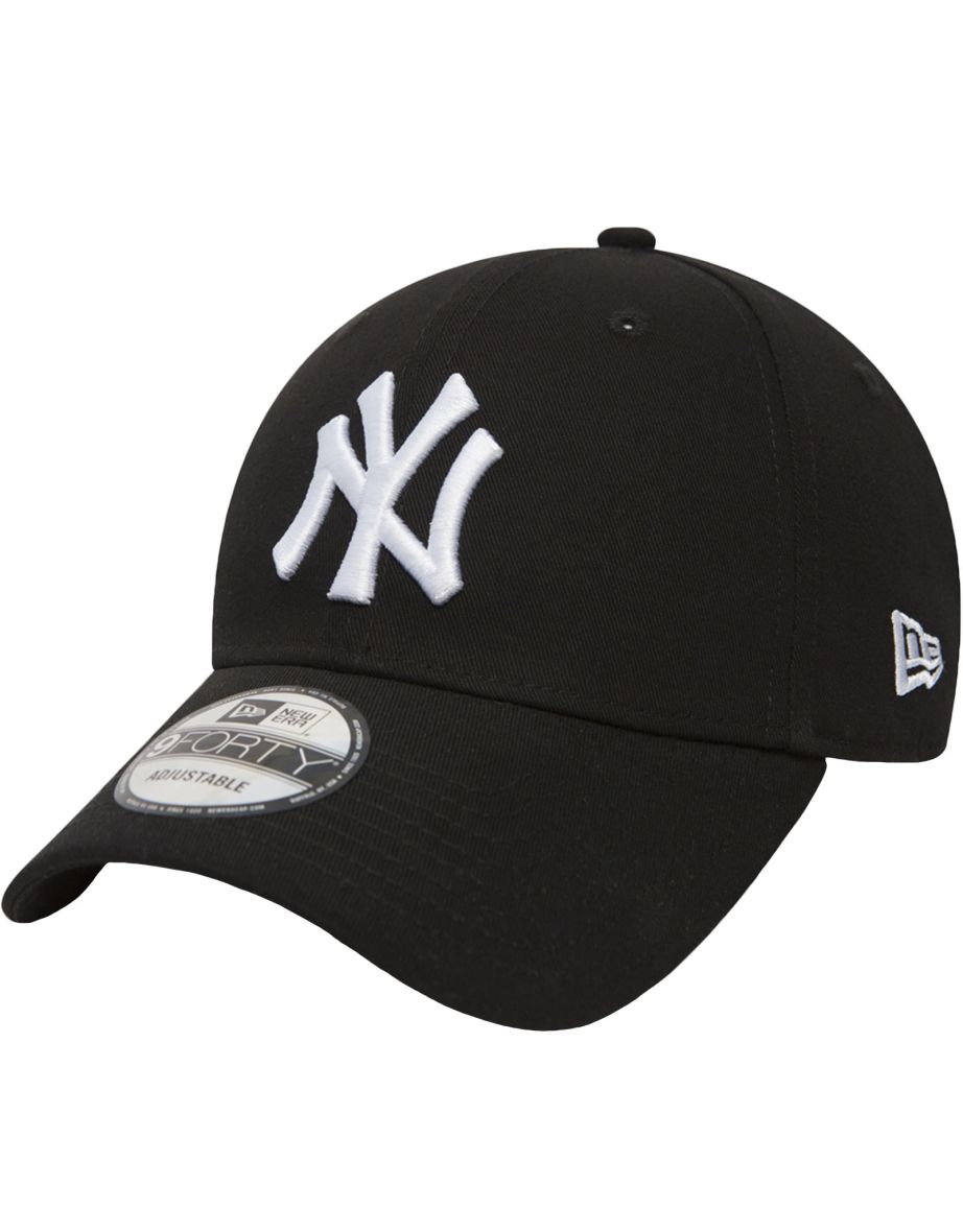 New Era New York Yankees Essentials Adjustable 9FORTY Baseball Cap Hat - Black