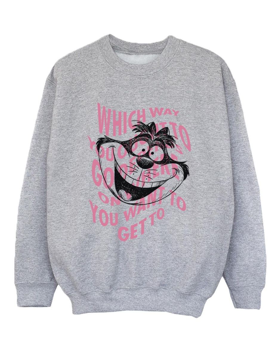 Disney Boys Alice In Wonderland Chesire Cat Sweatshirt - 2