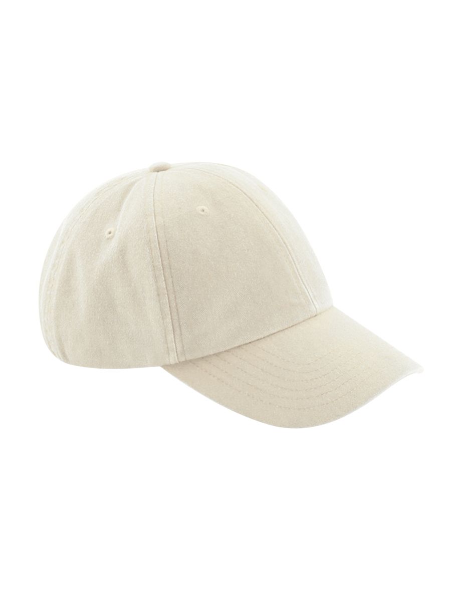 Beechfield Unisex Low Profile Vintage Denim-Look Cap - Vintage Sand