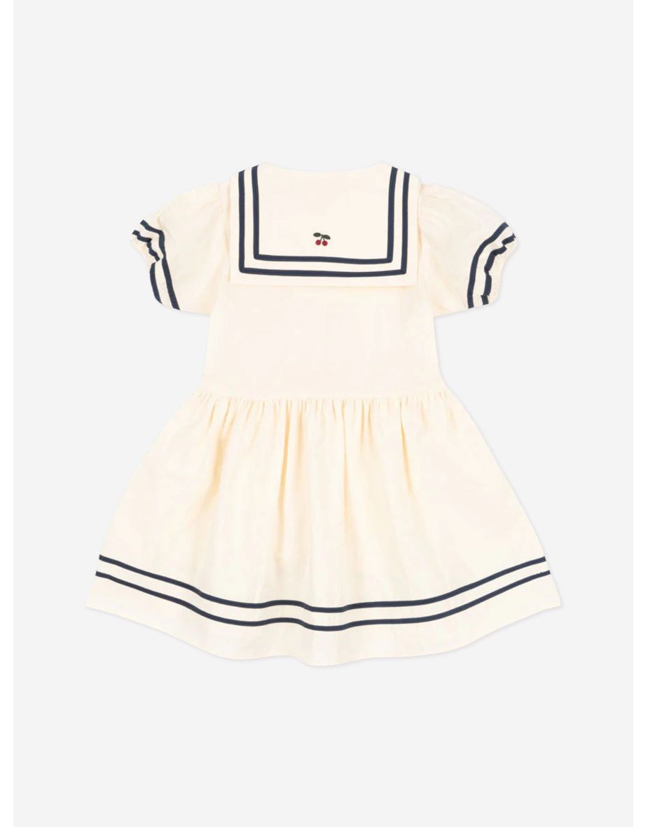 Girls Allie Sailor Dress in Ivory - 2
