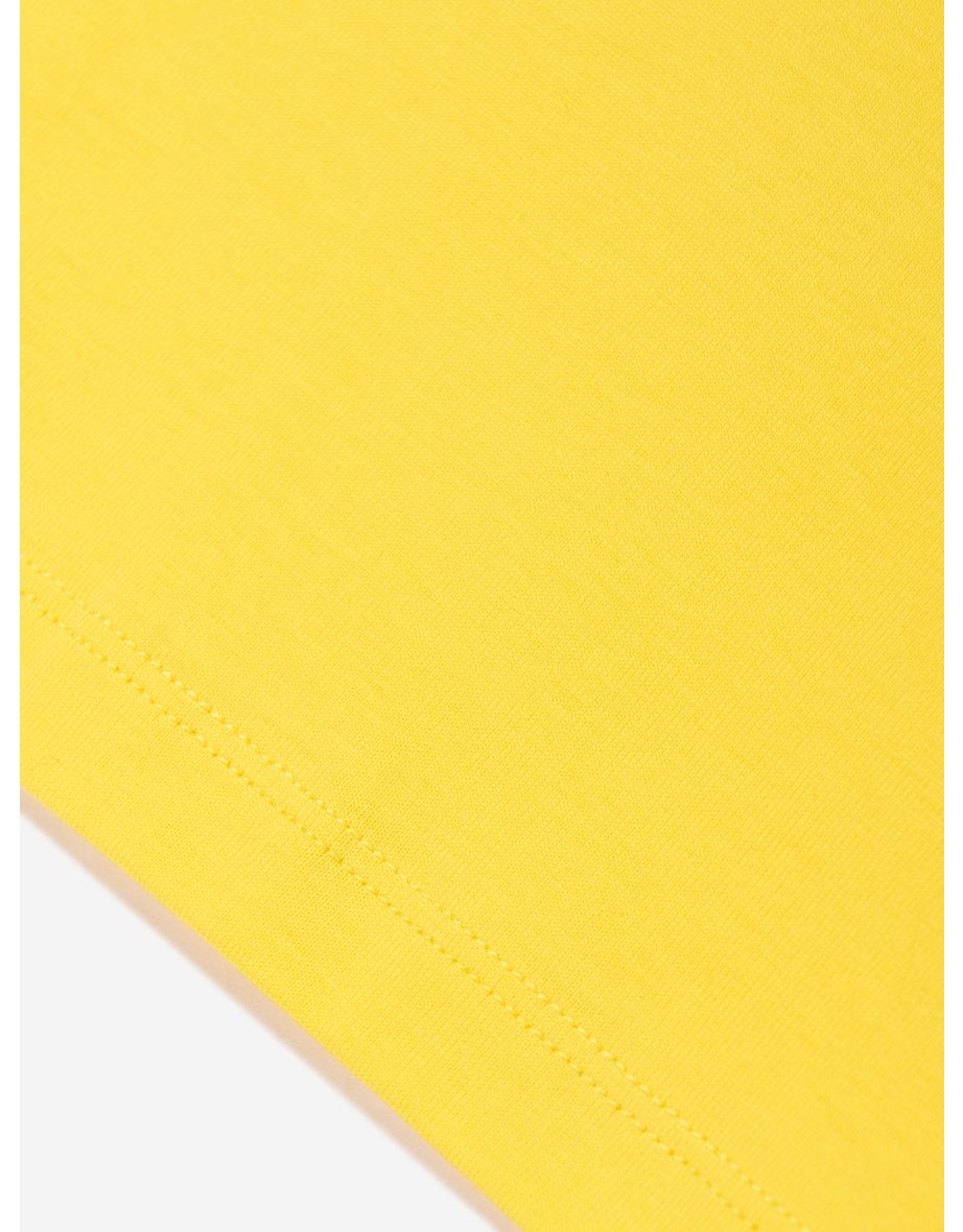 Kids Logo Print T-Shirt in Yellow - 3