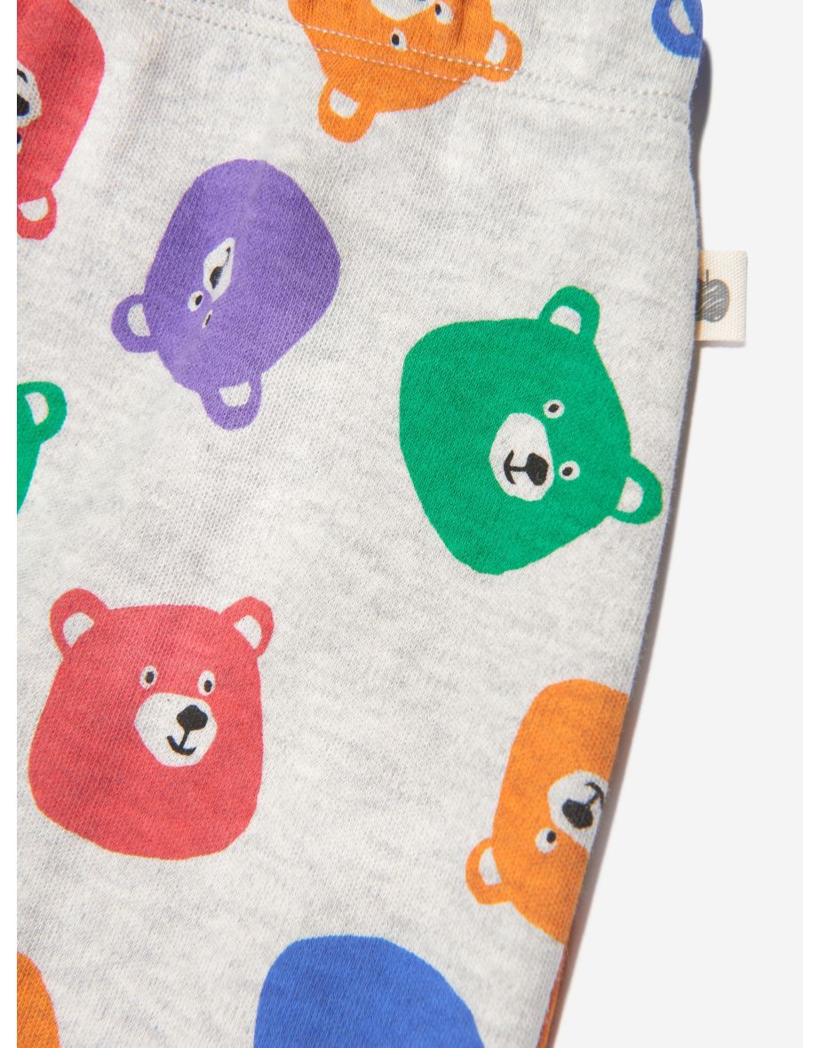 Kids Bubbly Bears Trousers in Grey - 3