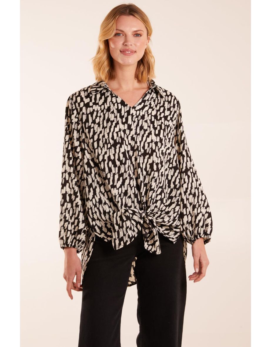 High Low Hem Blouse