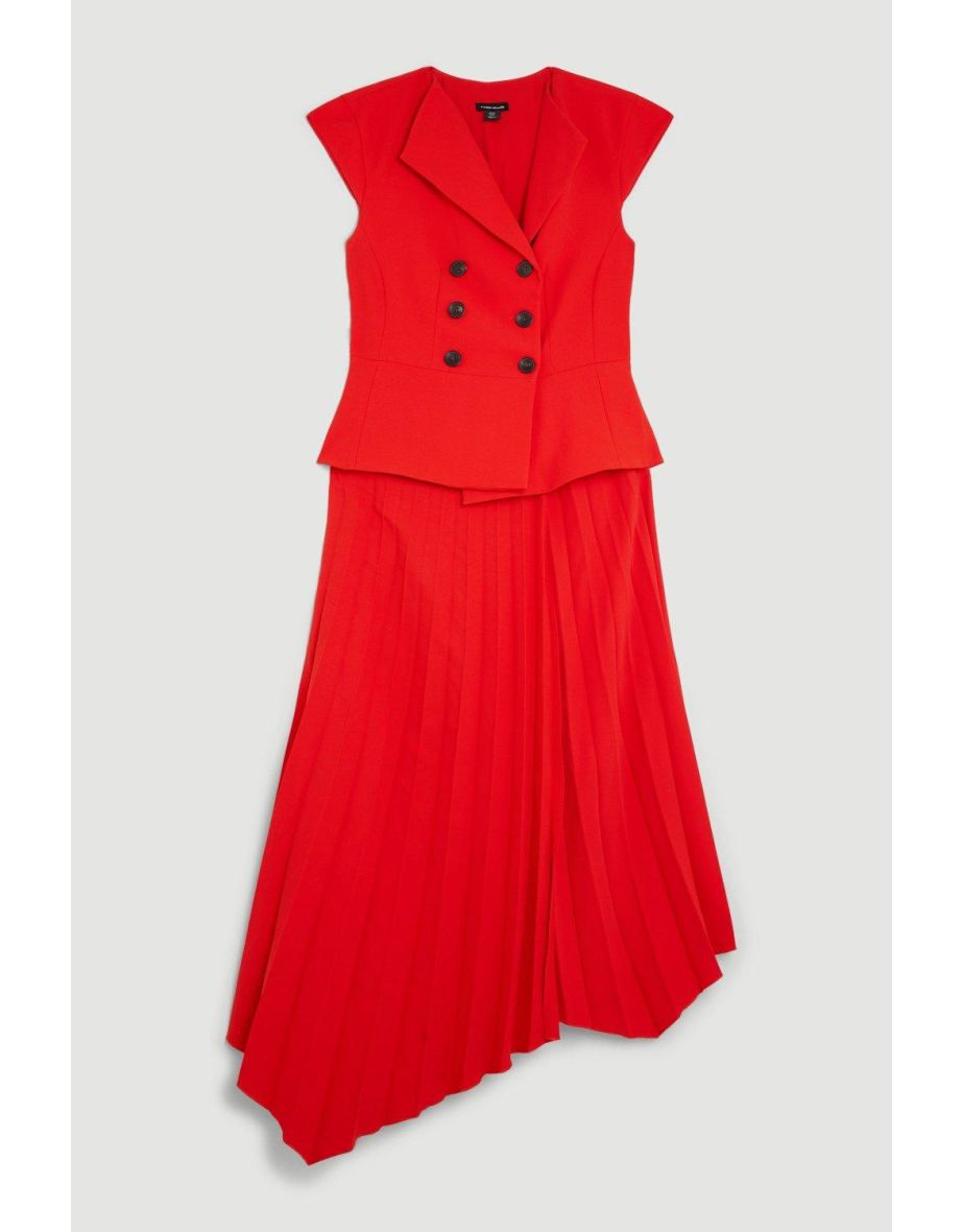 Karen Millen Red Maxi Dress - 3