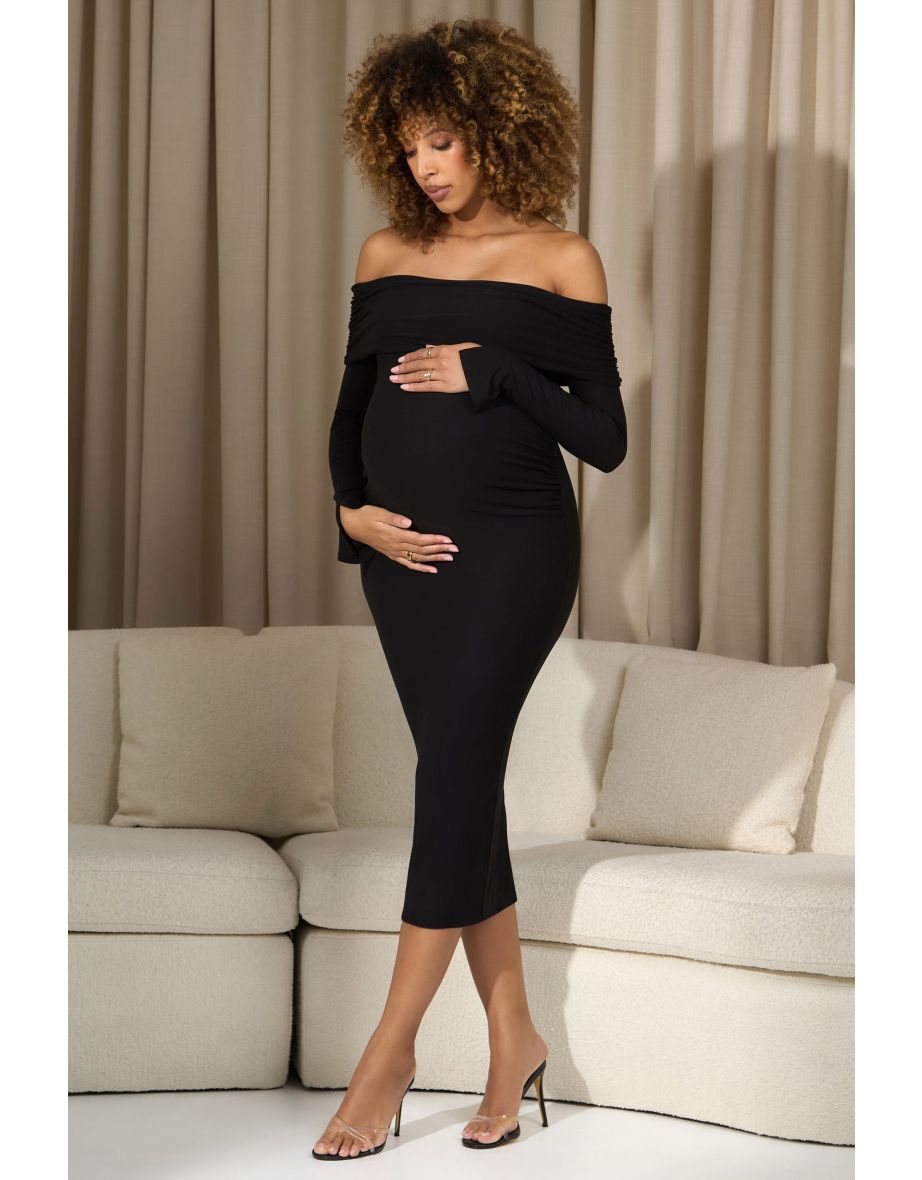 Women's Maternity Dress, Shop Soft Brushed Jersey Maternity Dress