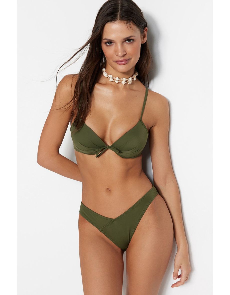 Bikini Bottom - Khaki - Plain