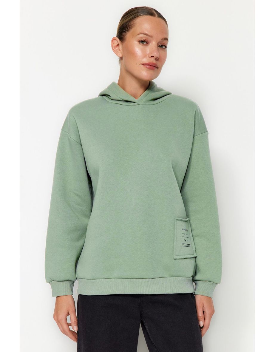 Sweatshirt - Green - Relaxed fit