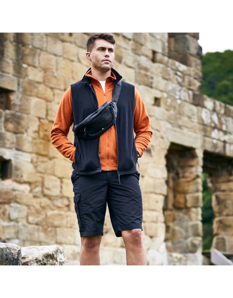 Craghoppers Mens Expert Kiwi Long Length Cargo Shorts - Black - 1
