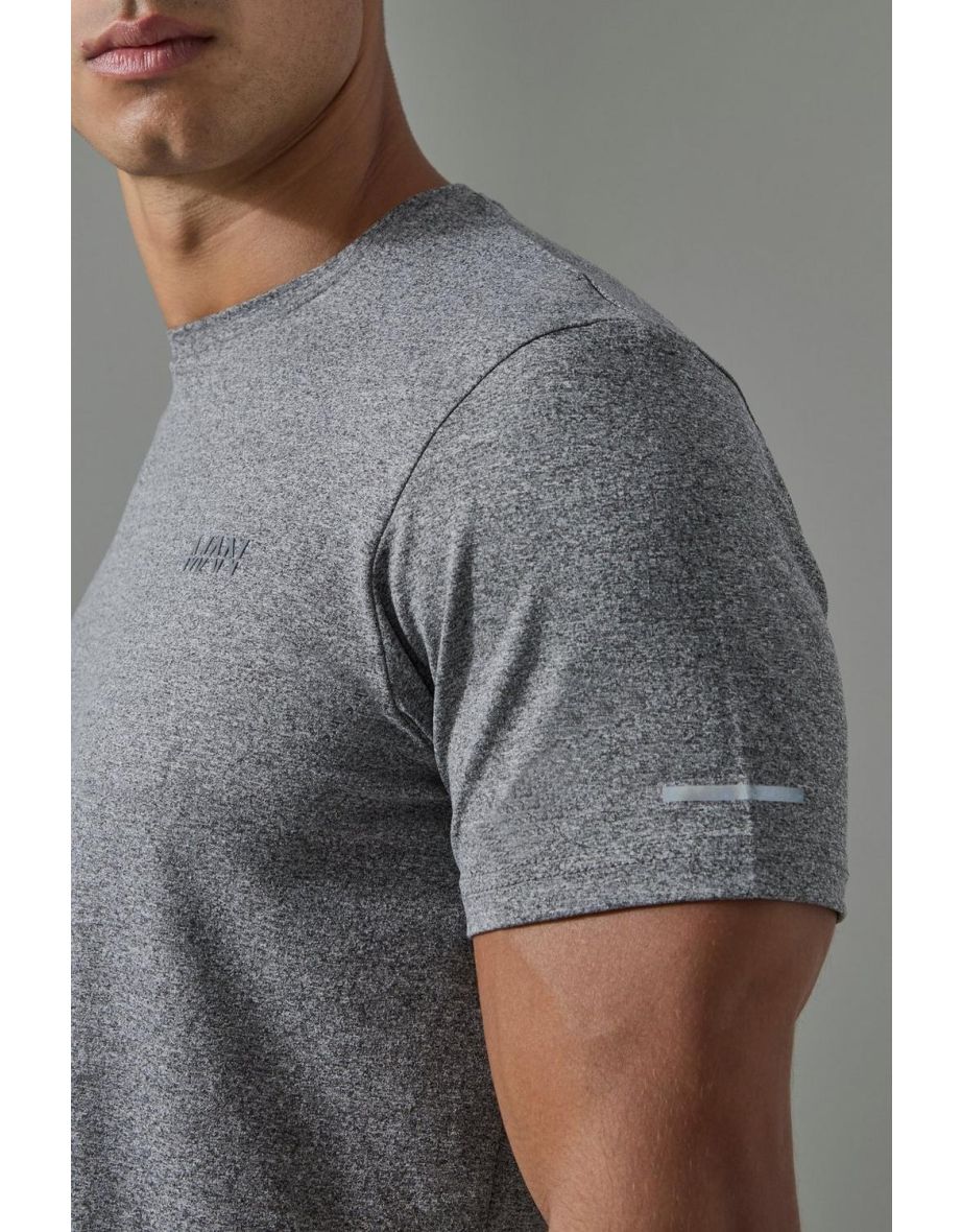Man Active Regular Fit Performance Marl T-shirt - 2