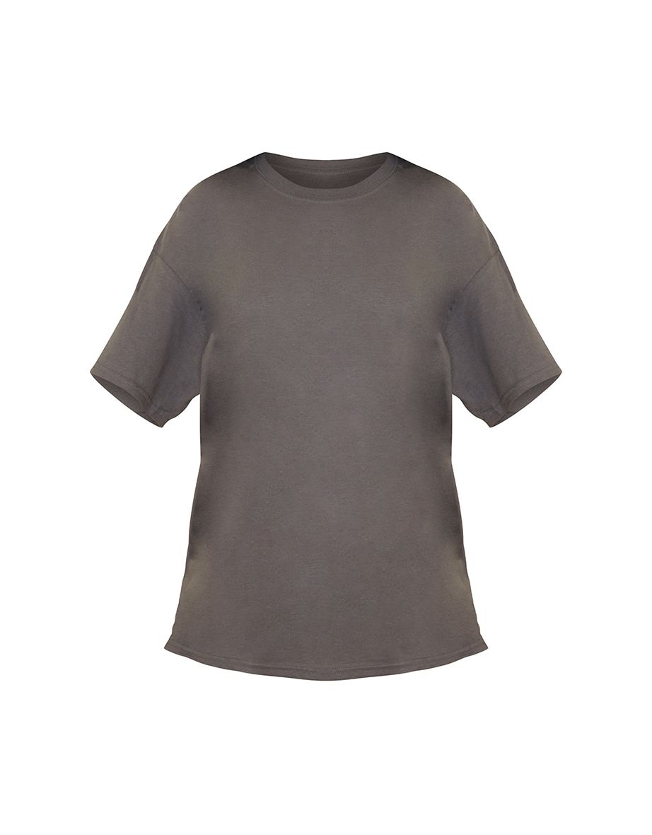 Organic Charcoal Oversized T-Shirt - 4