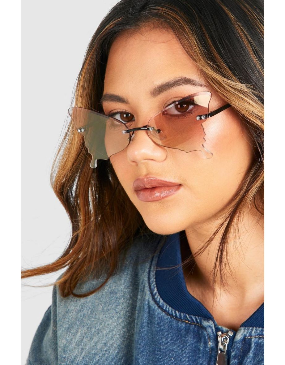 Butterfly Sunglasses - pink