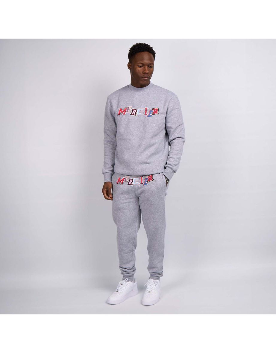 Men's Mercier Anonymous Crewneck Sweatshirt in Grey