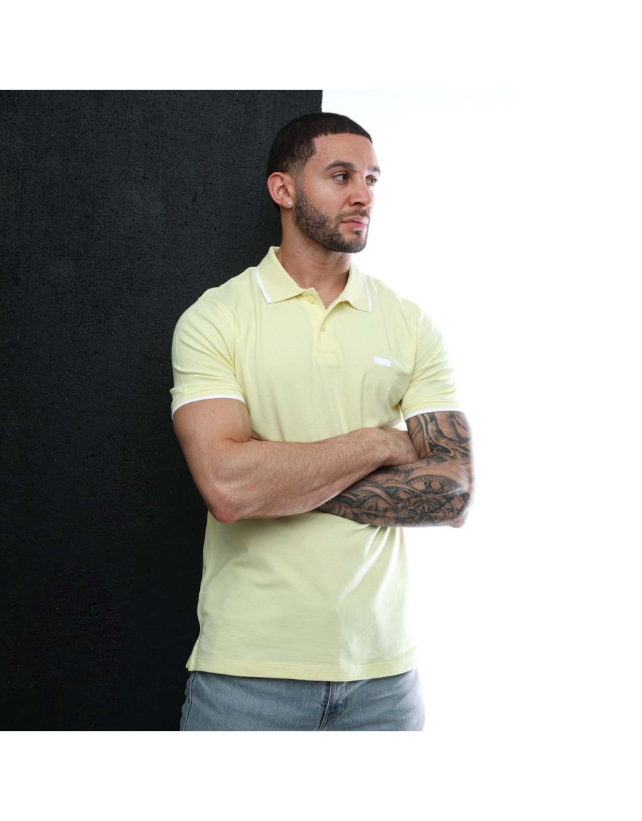 Men's Levis Slim Housemark Polo Shirt in Yellow - 3