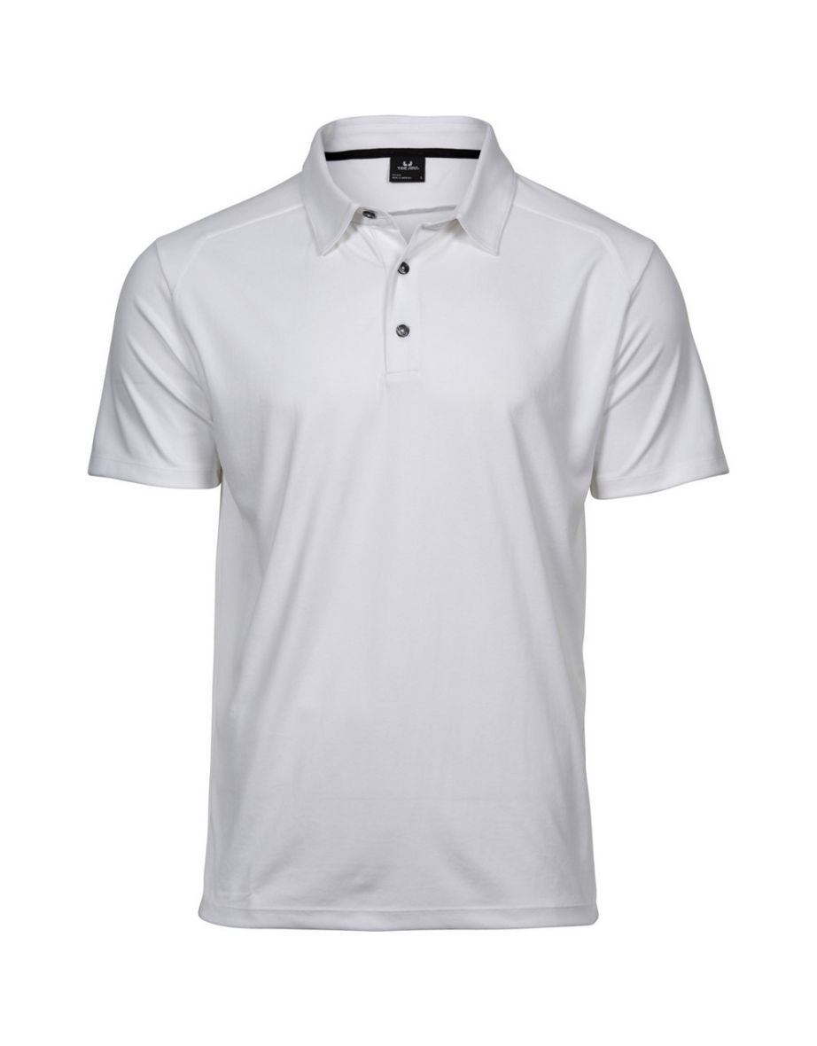Tee Jays Mens Luxury Sport Polo Shirt - White