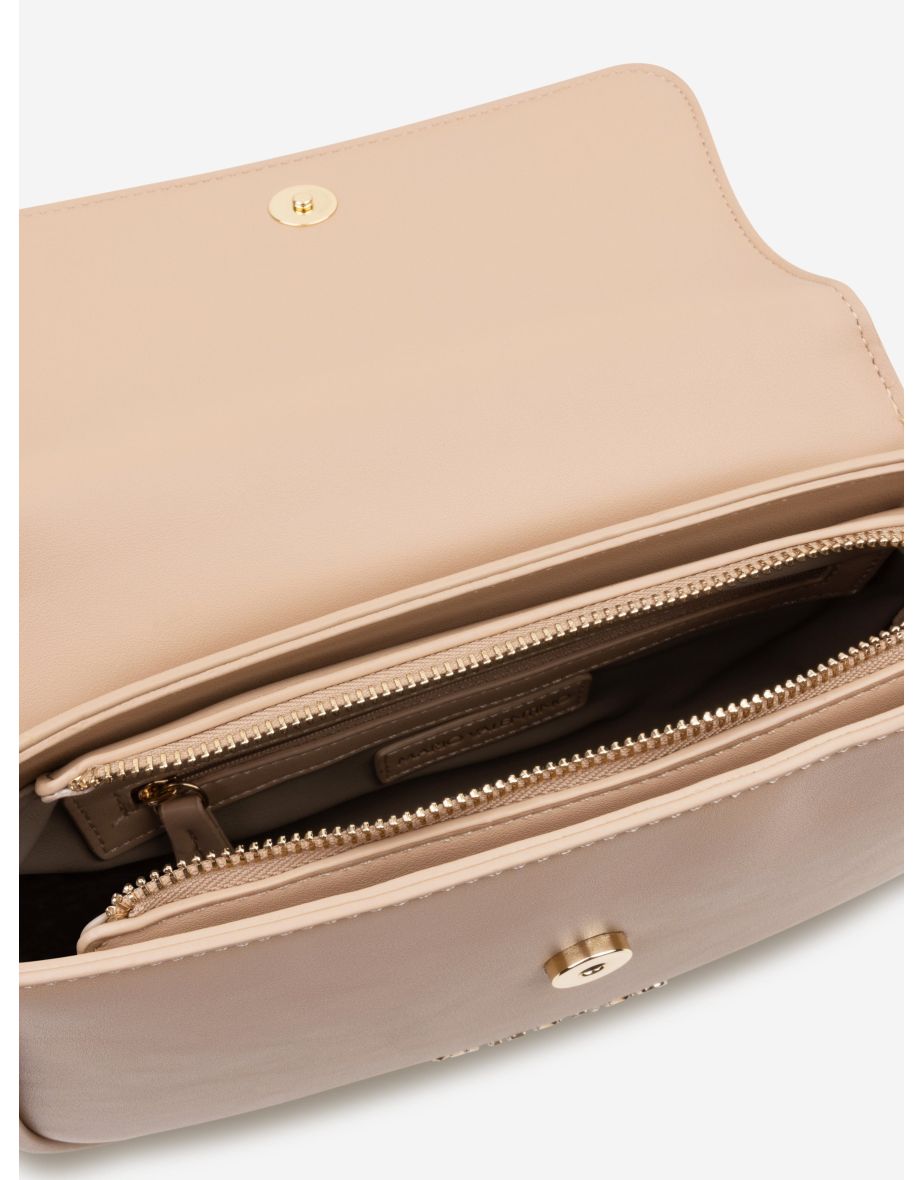 Girls Shari Flap Bag in Beige (26cm) - 4