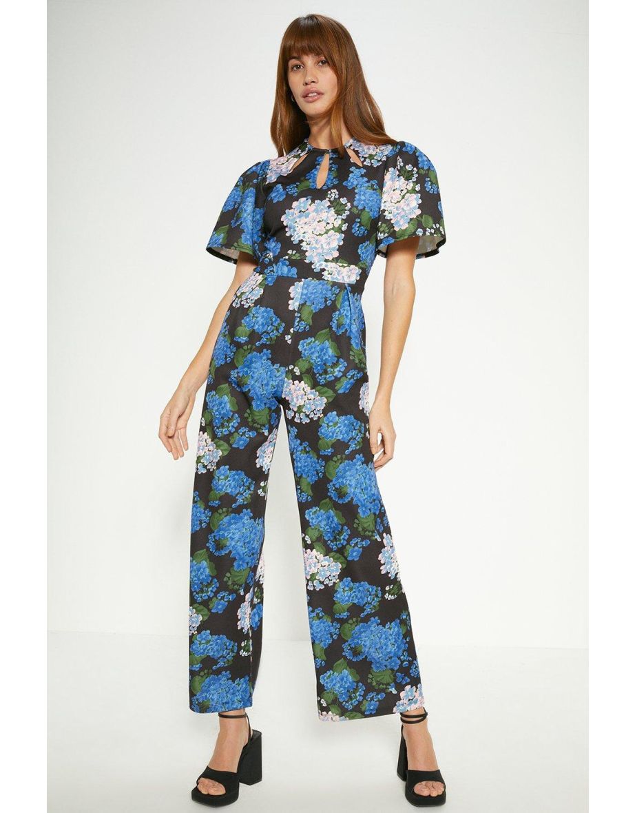 Oasis floral print sales jumpsuit