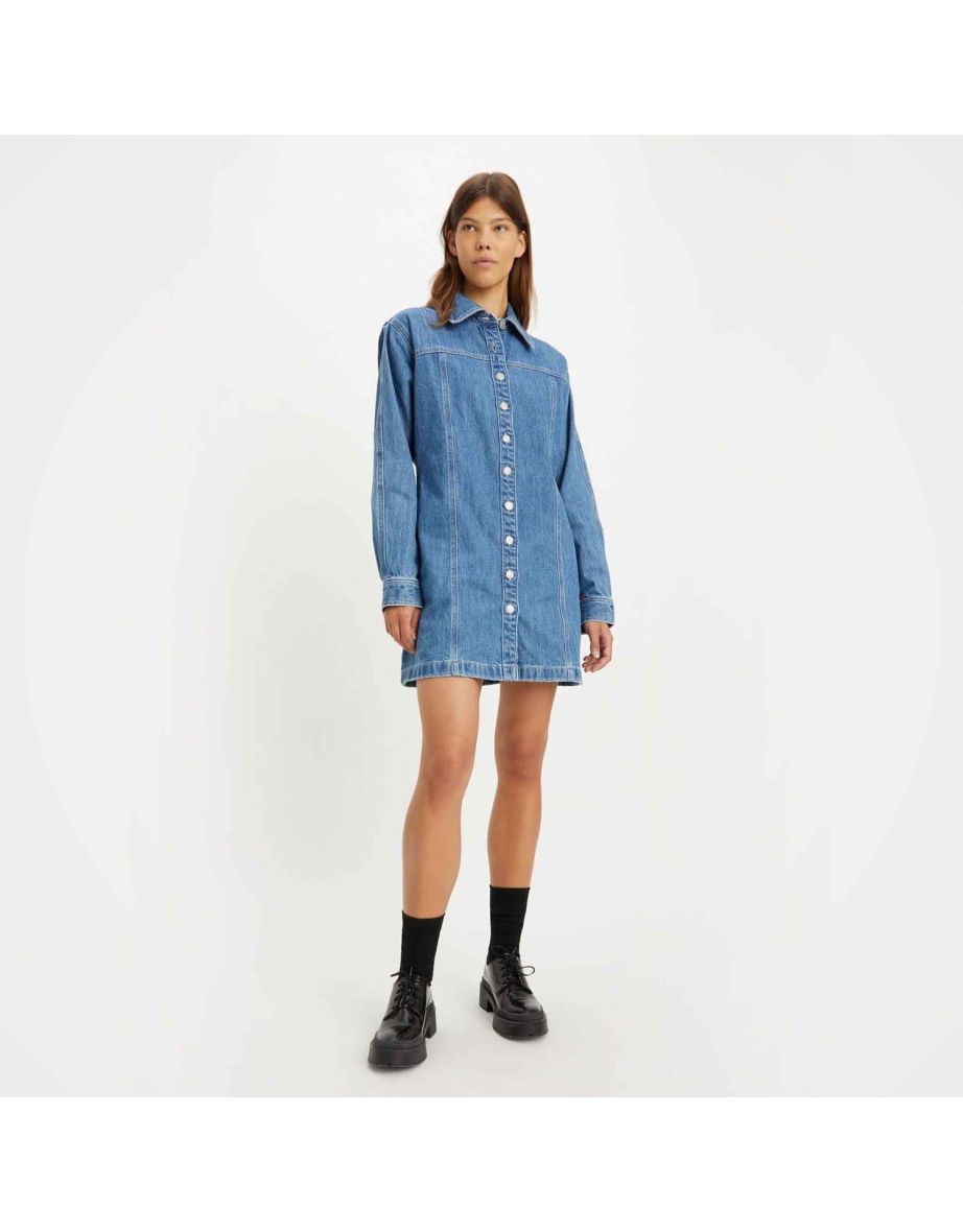 Women's Levis Shay Denim Dress in Blue - 2