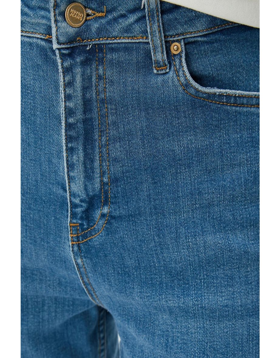 Women's Medium Indigo Jeans - 5