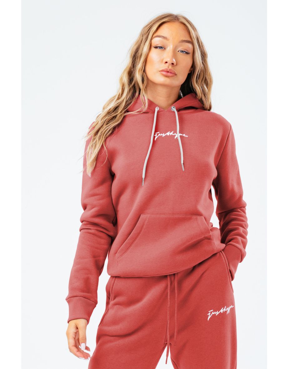 Hype on sale burgundy hoodie