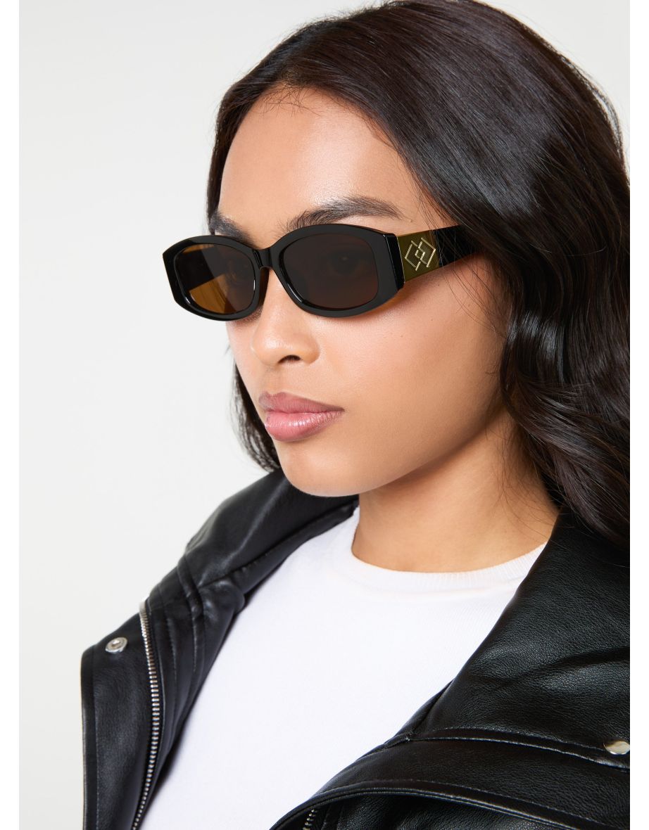 Brown Frame Sunglasses