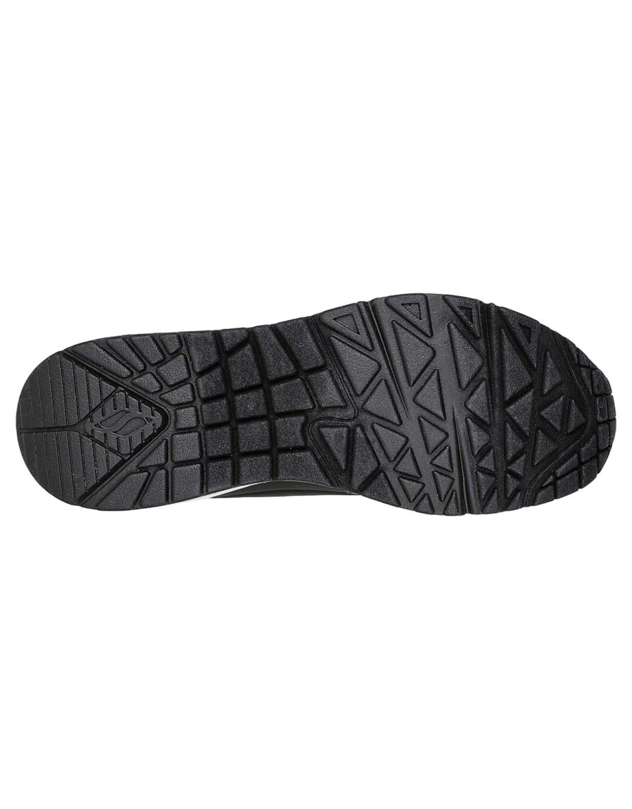 Skechers Womens/Ladies Uno Shimmer Away Trainers - Black - 3