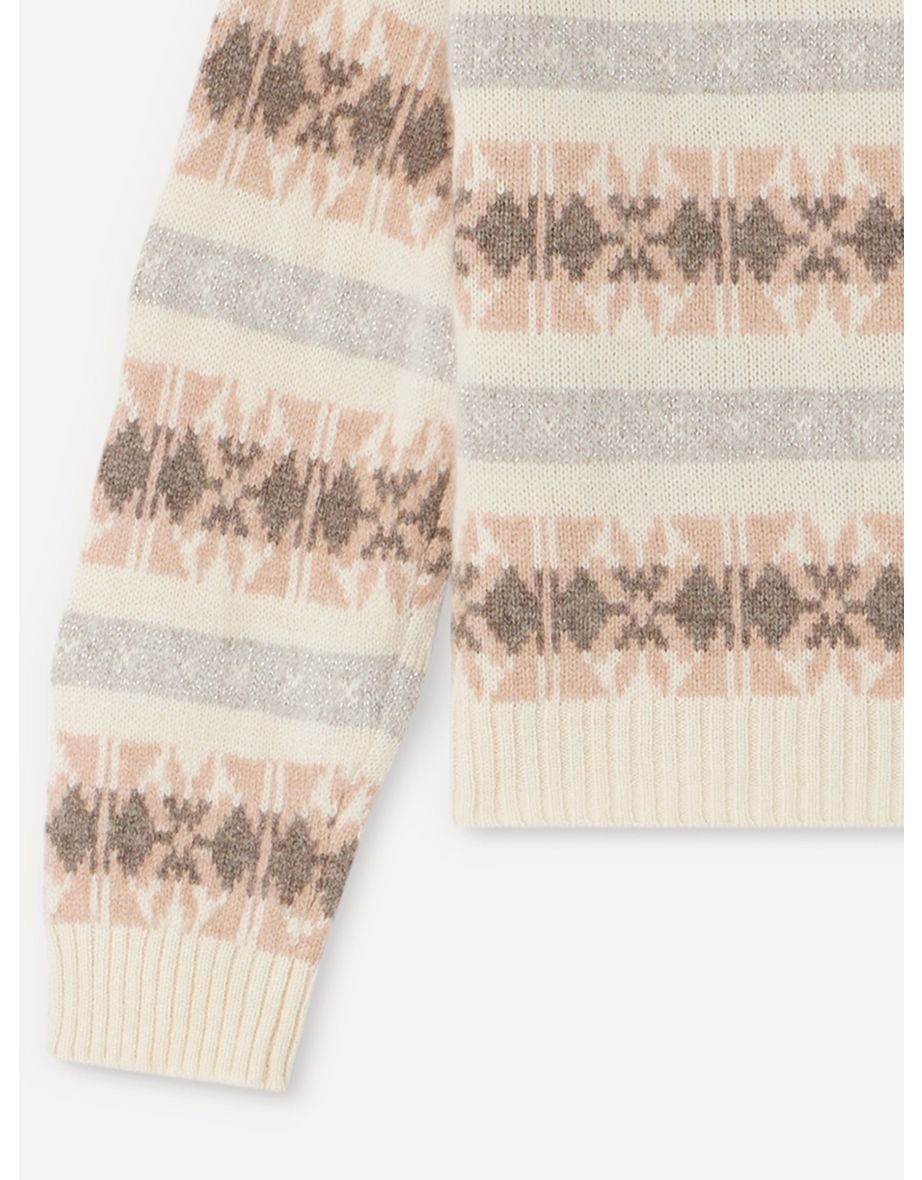 Girls Greet Jumper in Multicolour - 3