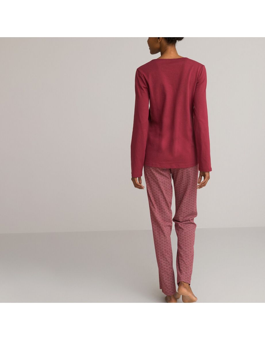 Cotton Jersey Pyjamas with Long Sleeves - 3