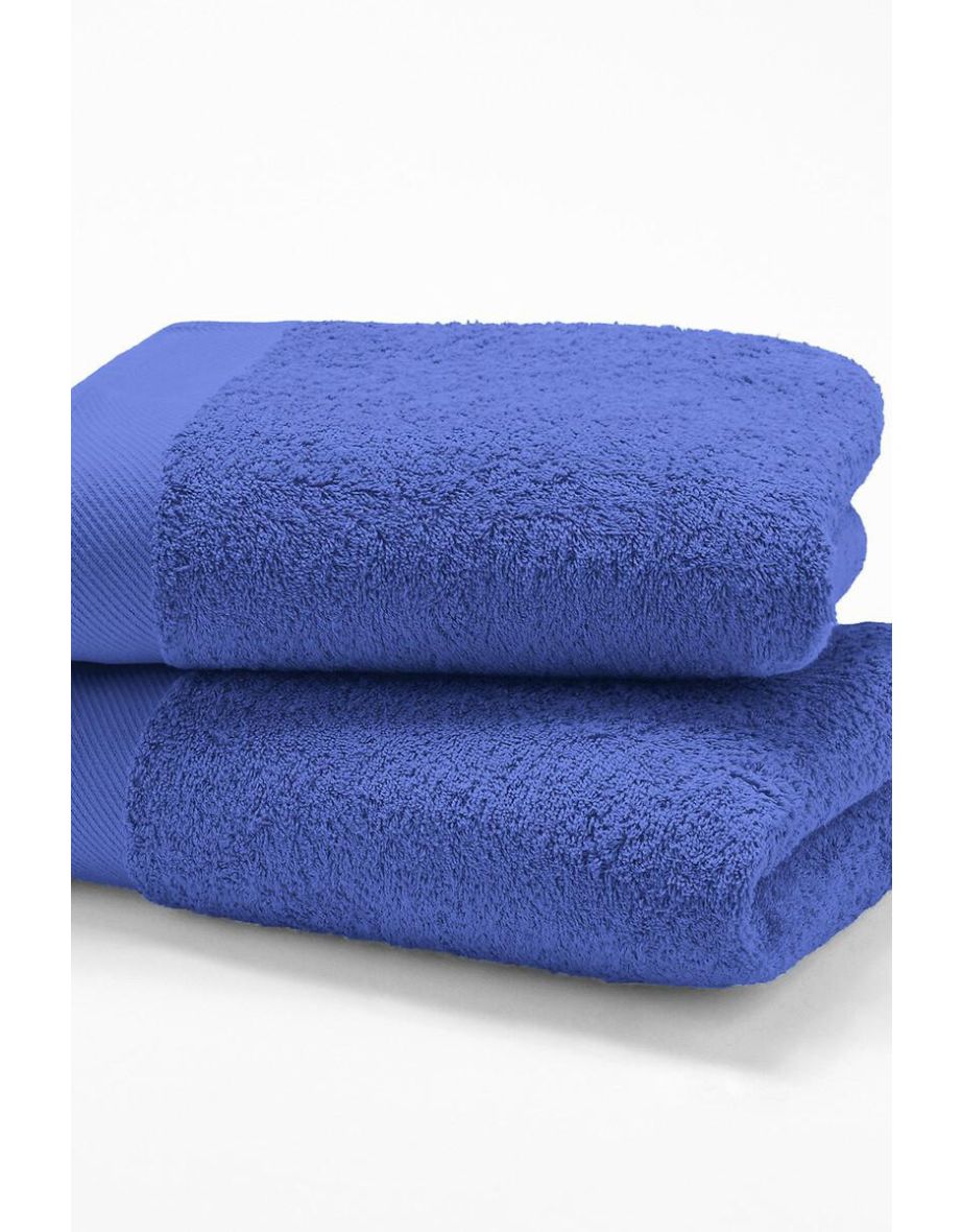 Set of 2 Scenario 100% Cotton Terry Towels