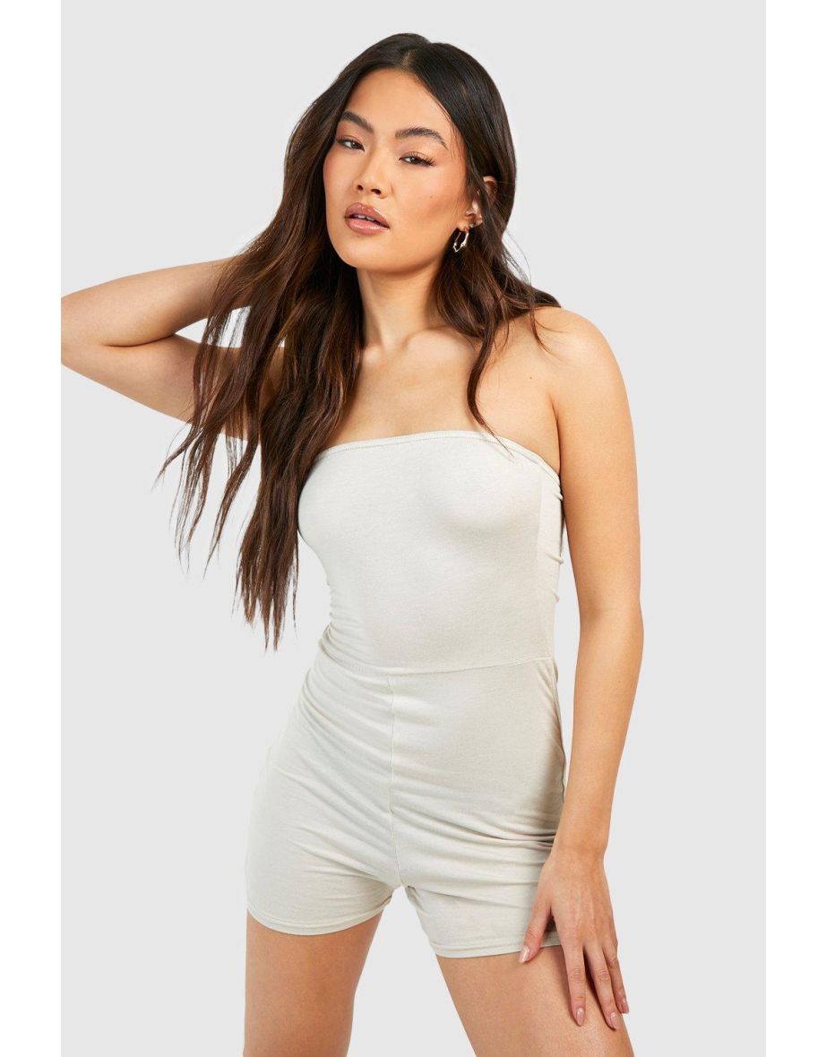 Bandeau Unitard - stone