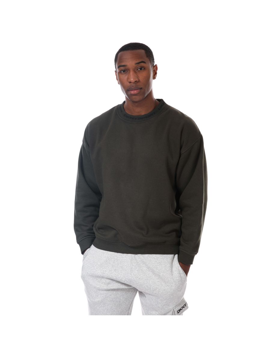 Men's DKNY Kisco Relaxed Sweatshirt in Green