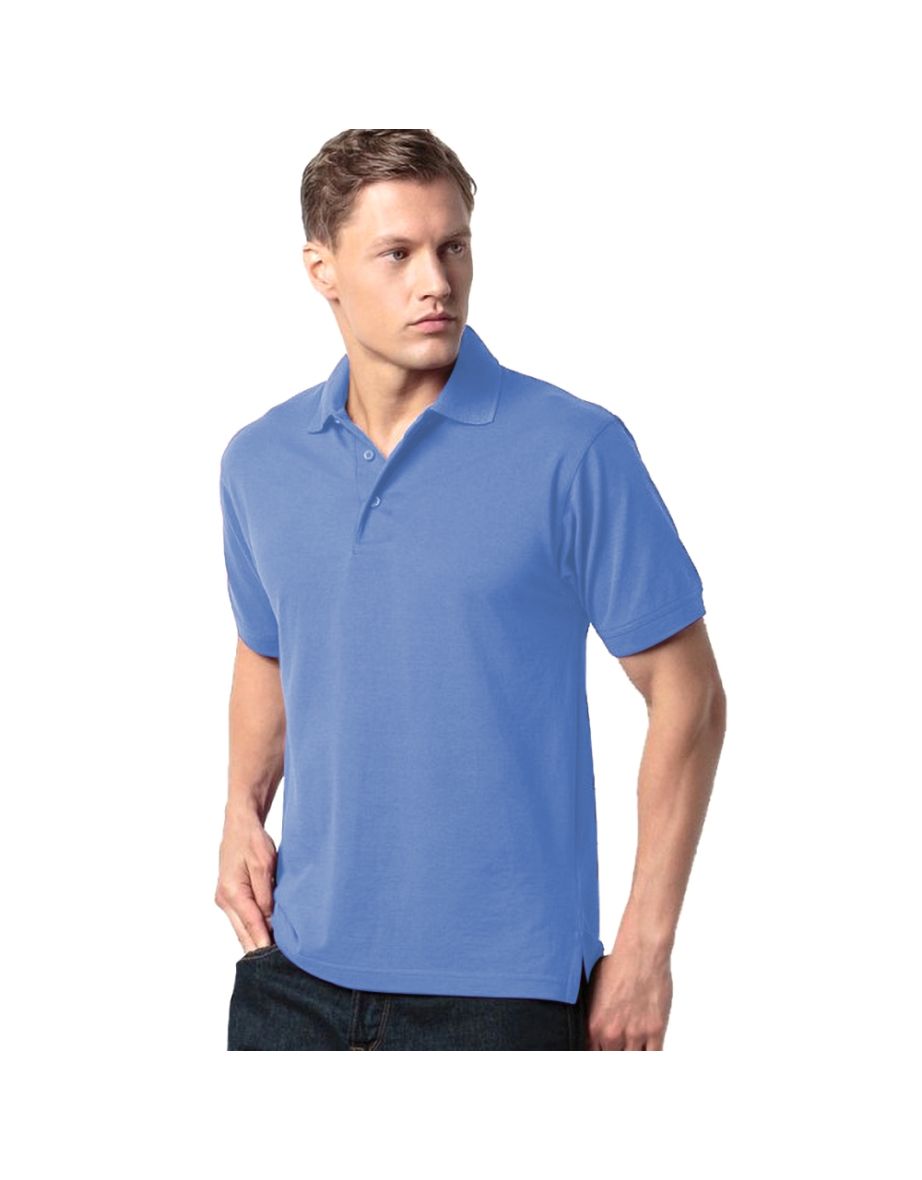 Kustom Kit Mens Klassic Superwash Short Sleeve Polo Shirt - Light Blue - 2