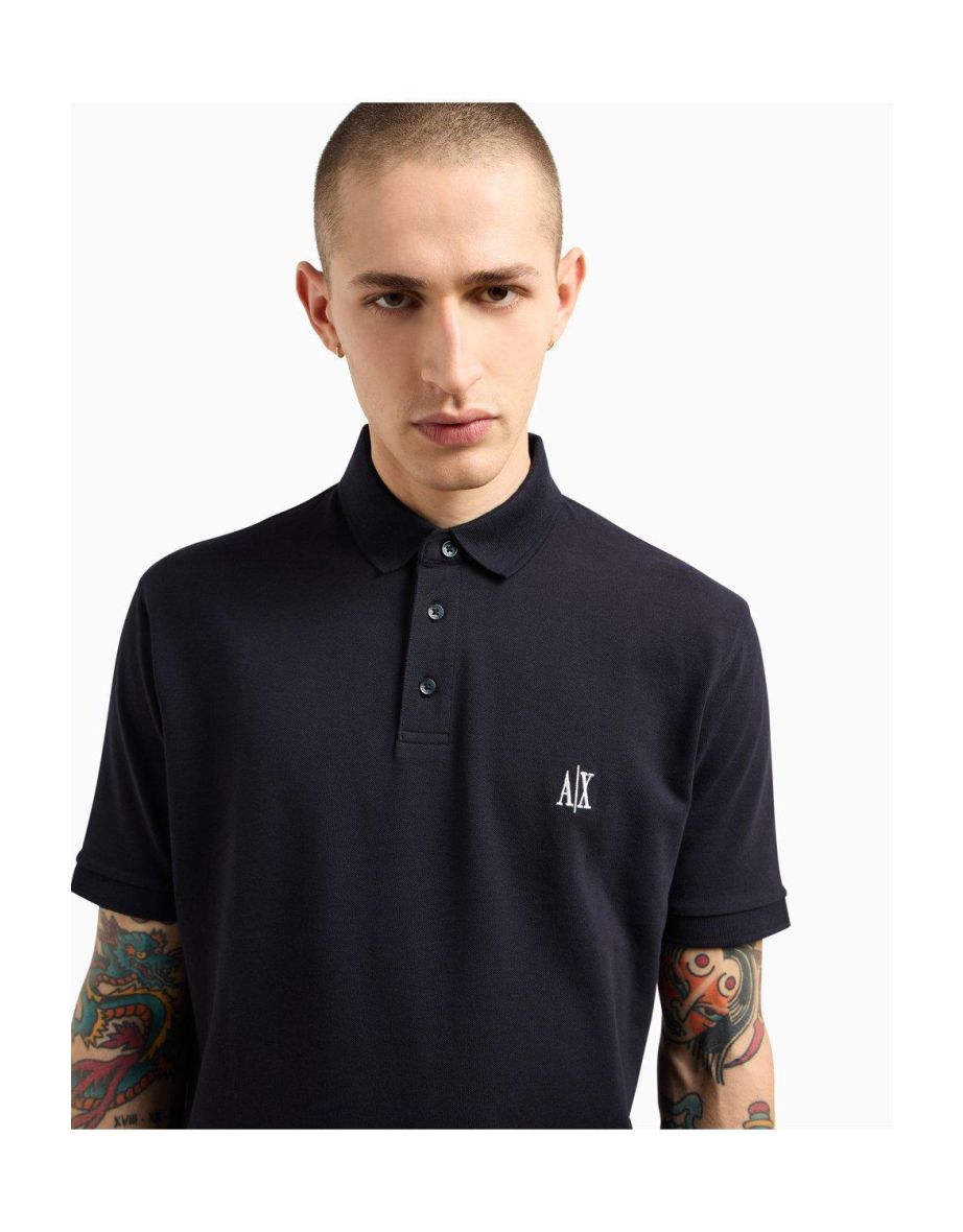 Ax Polo Shirt Regular Deep Navy - 3