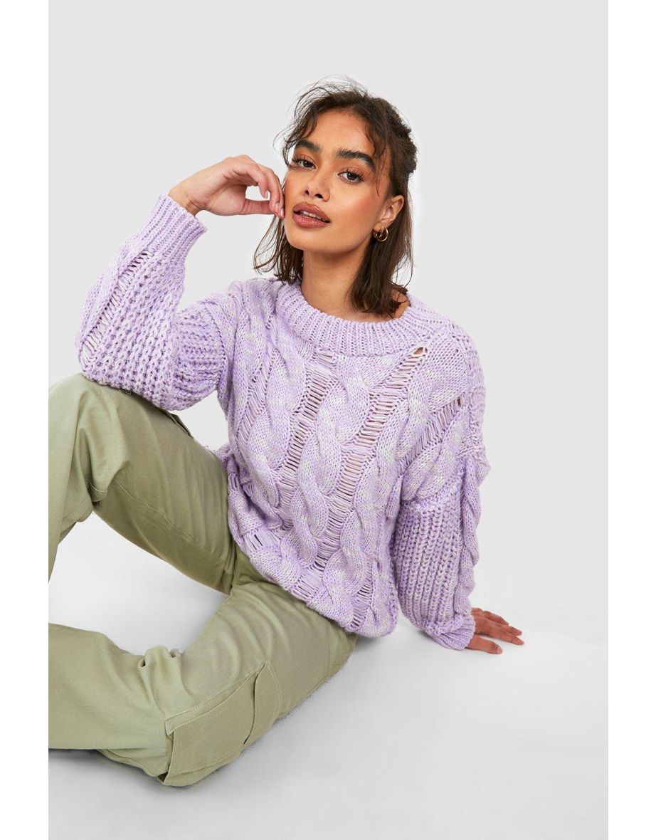 Lilac oversized jumper best sale