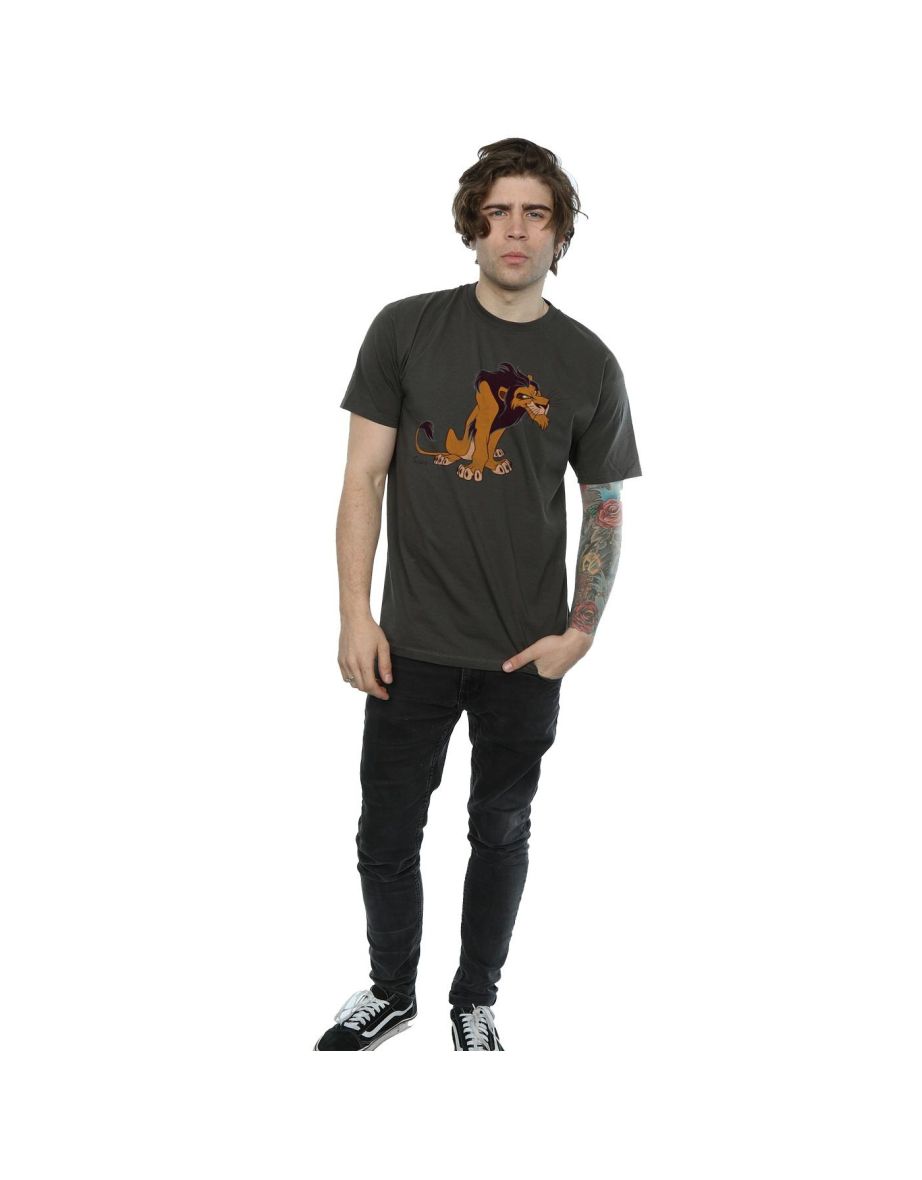 The Lion King Mens Classic Scar Heather T-Shirt - Light Graphite - 3