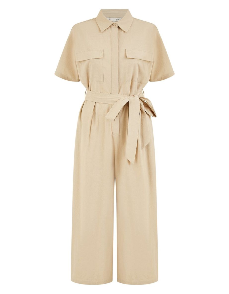 Yumi Stone Utility Relaxed Fit Jumpsuit - 5