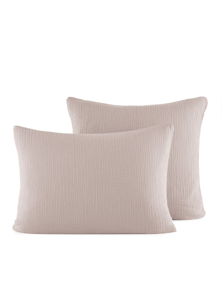 Yafa 100% Organic Cotton Muslin 200 Thread Count Pillowcase