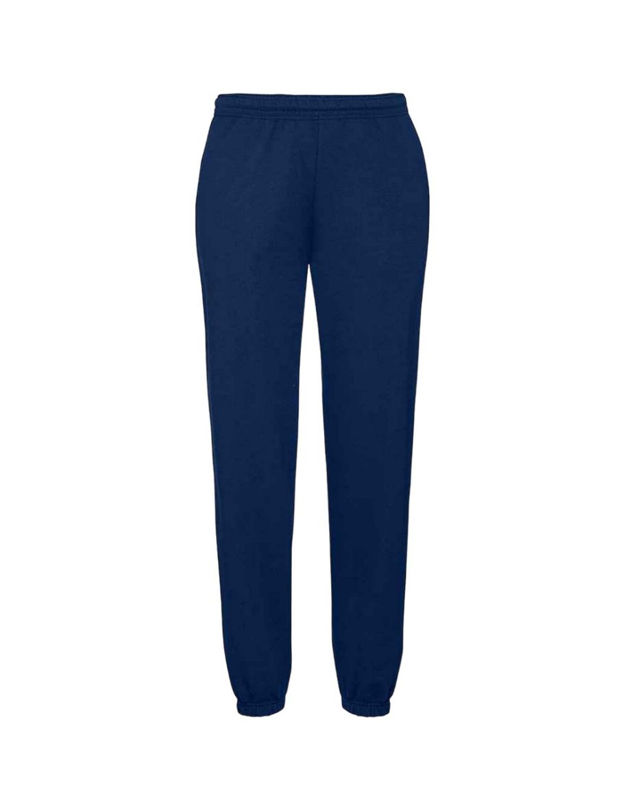 Fruit Of Loom Mens Classic 80/20 Elasticated Sweatpants - Navy