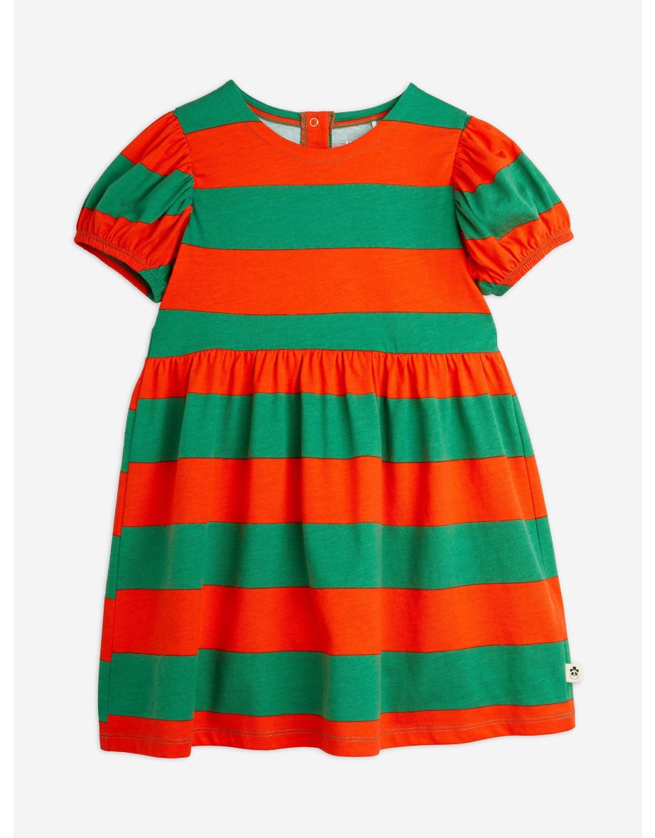 Girls Striped Dress in Multicolour