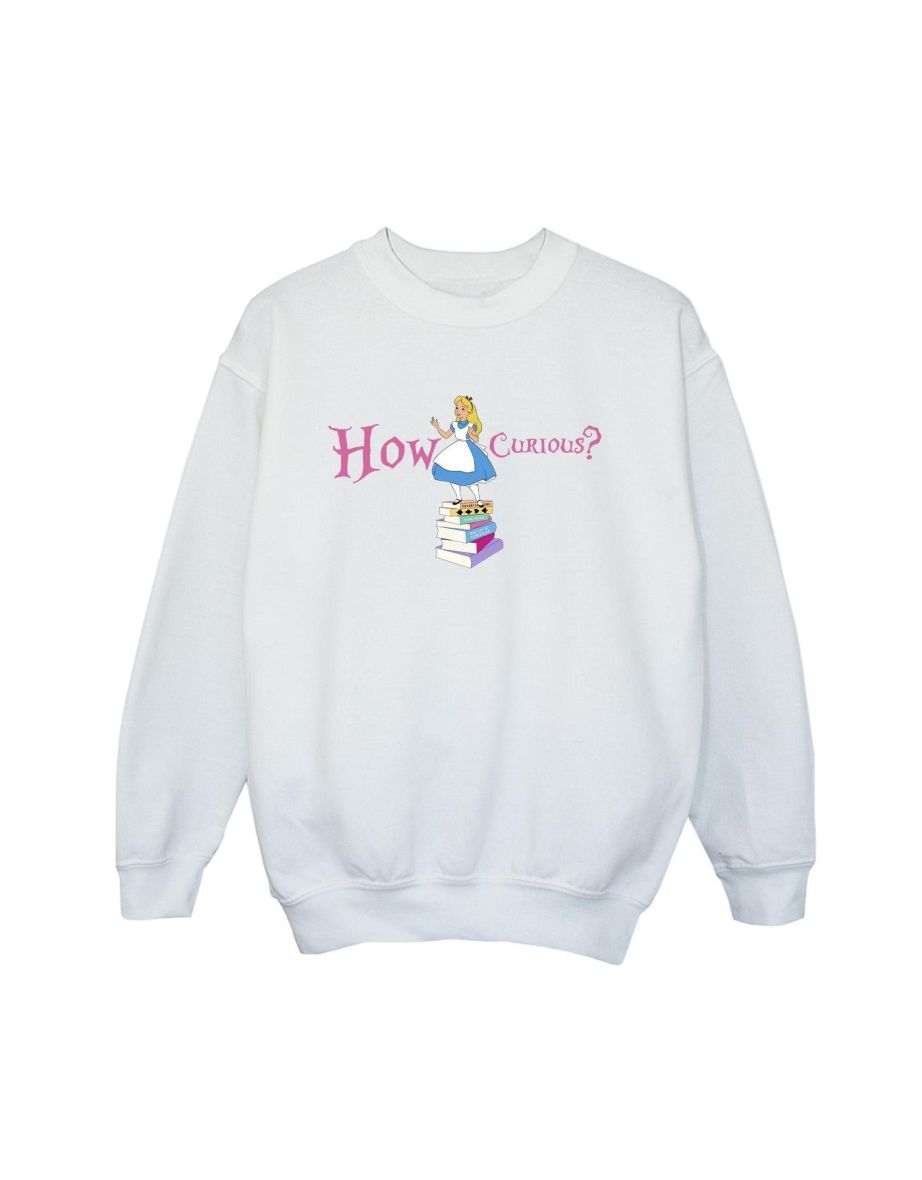 Disney Boys Alice In Wonderland How Curious Sweatshirt - 1