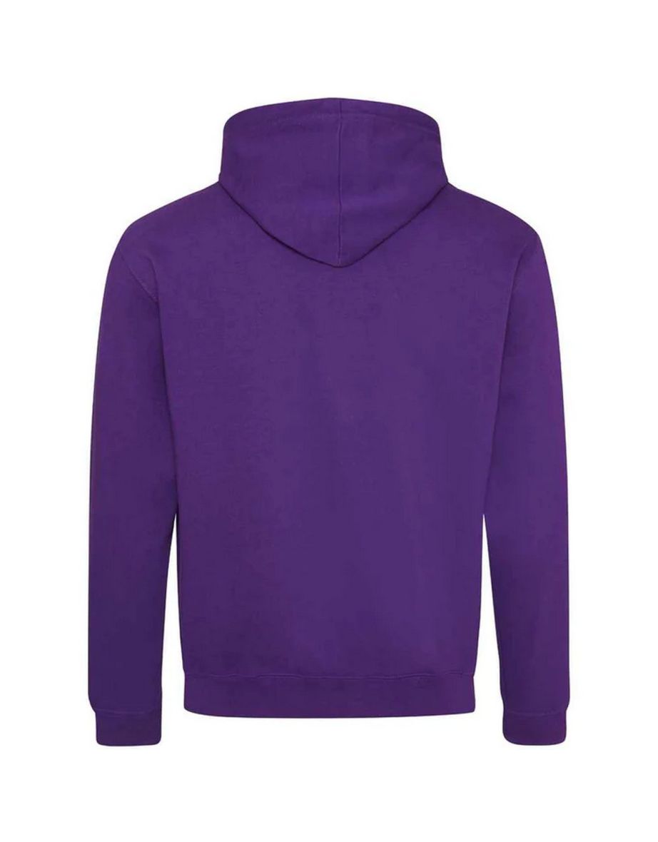 Awdis Womens/Ladies Varsity Hoodie - Purple/Sun Yellow
