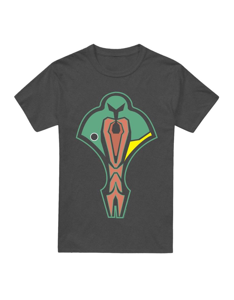 Star Trek Unisex Adult Cardassian Logo T-Shirt - Charcoal