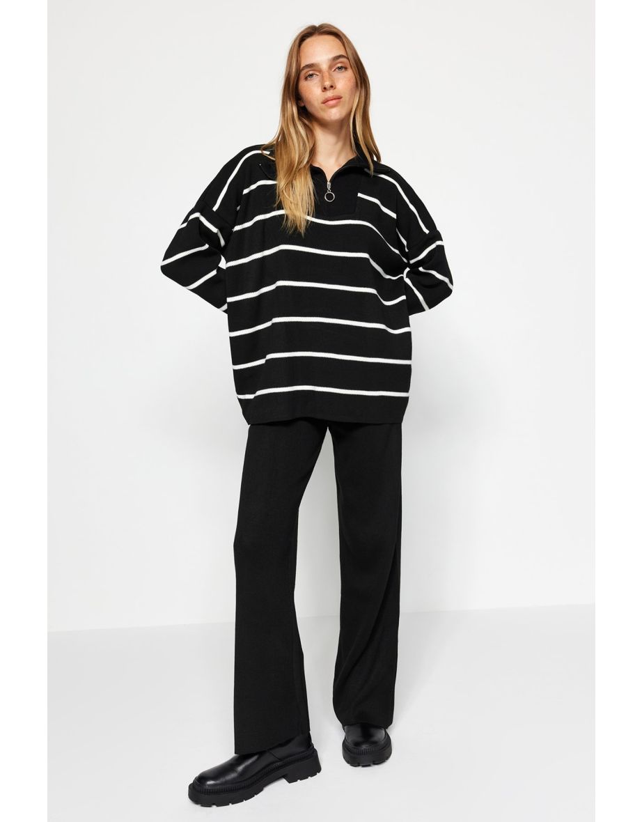 Two-Piece Set - Black - Oversize