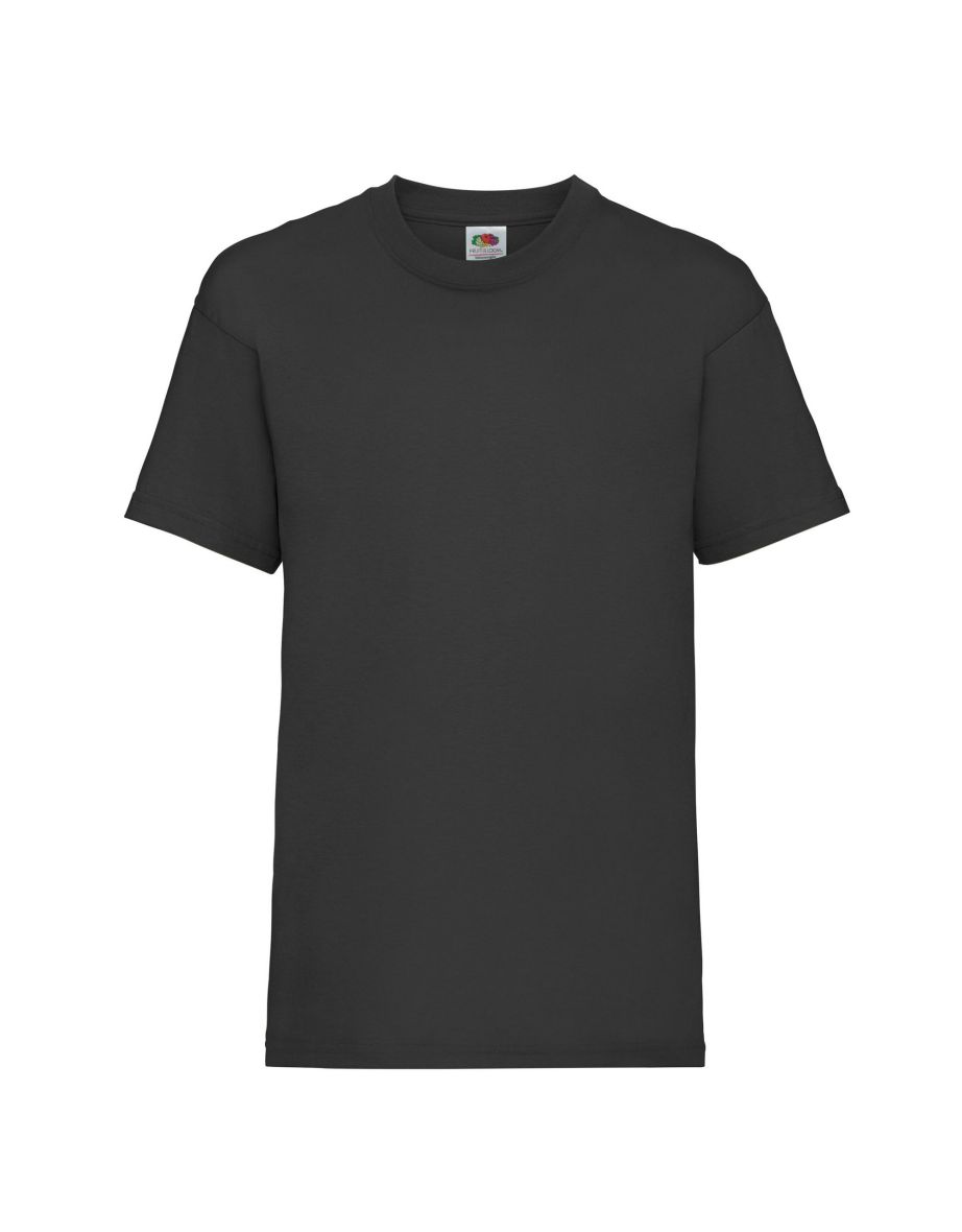 Fruit of the Loom Childrens/Kids Value T-Shirt - Black