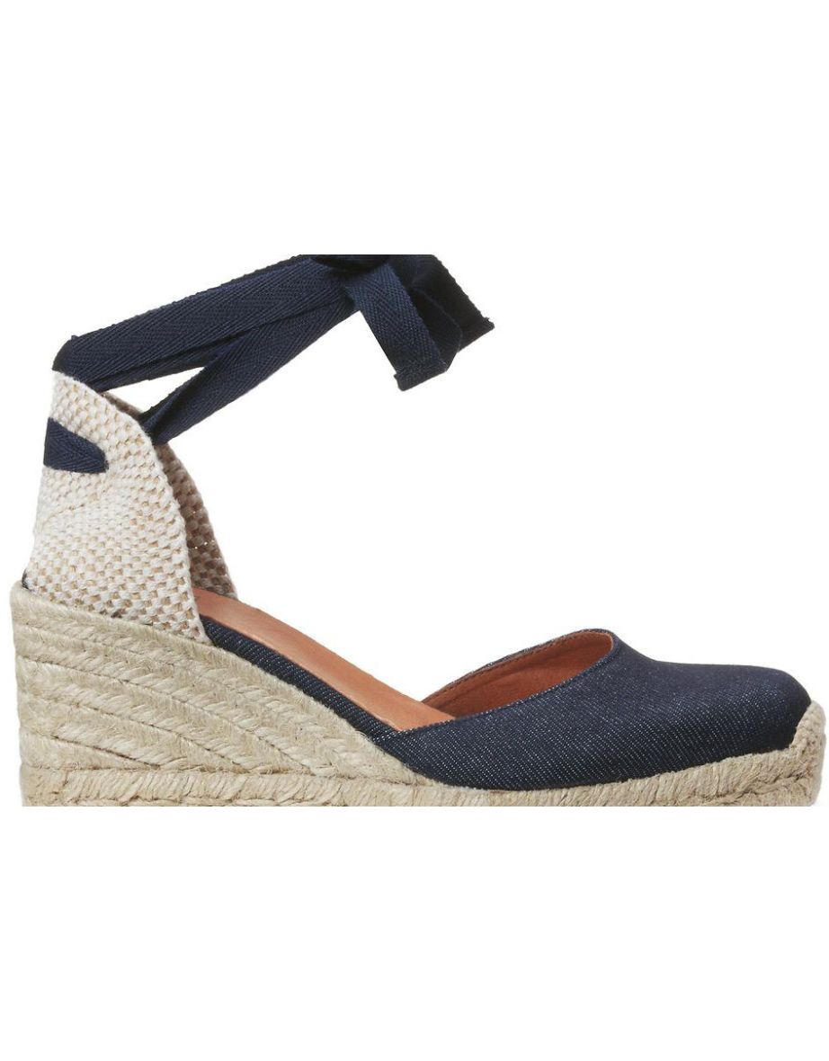 Wedge Espadrilles with Ankle Tie