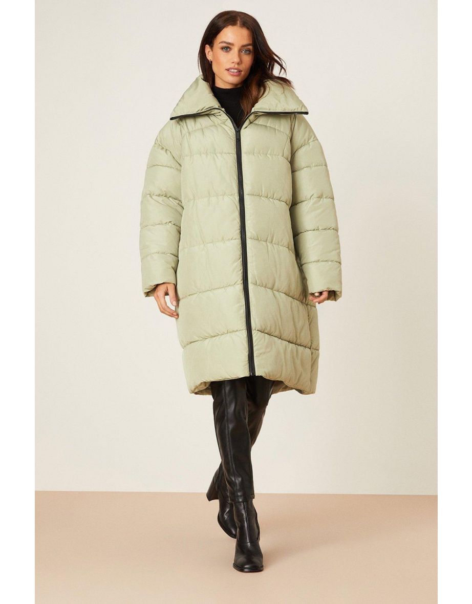 Petite Padded Longline Coat