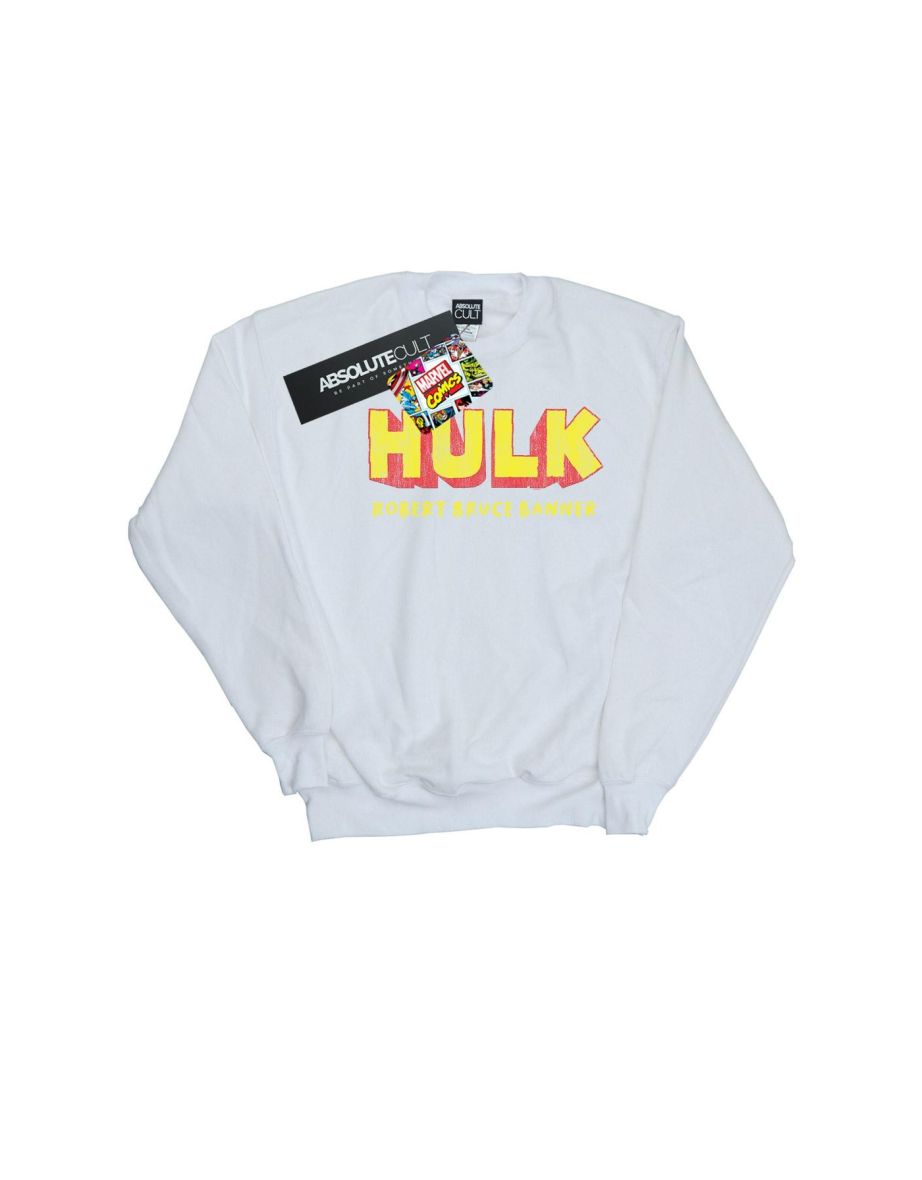 Marvel Boys Hulk AKA Robert Bruce Banner Sweatshirt - 1