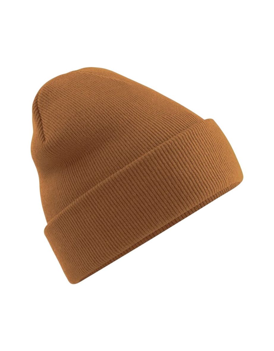 Beechfield Soft Feel Knitted Winter Hat - Caramel