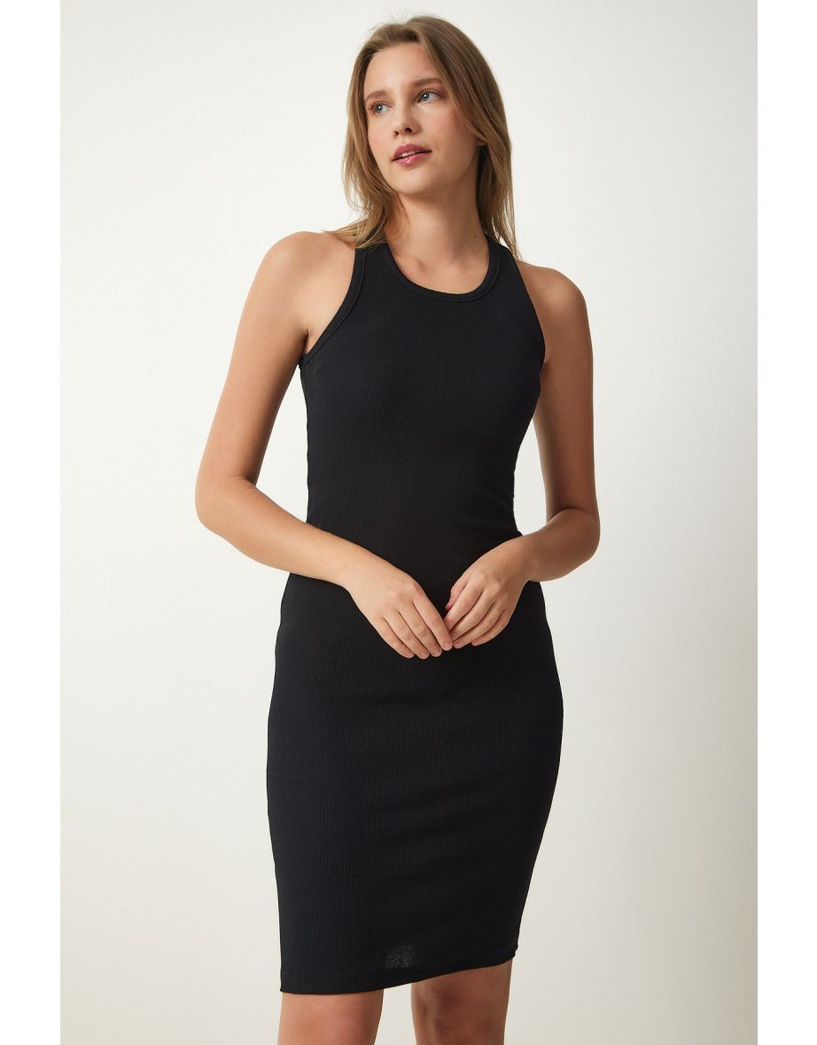 Black Bodycon Mini Dress