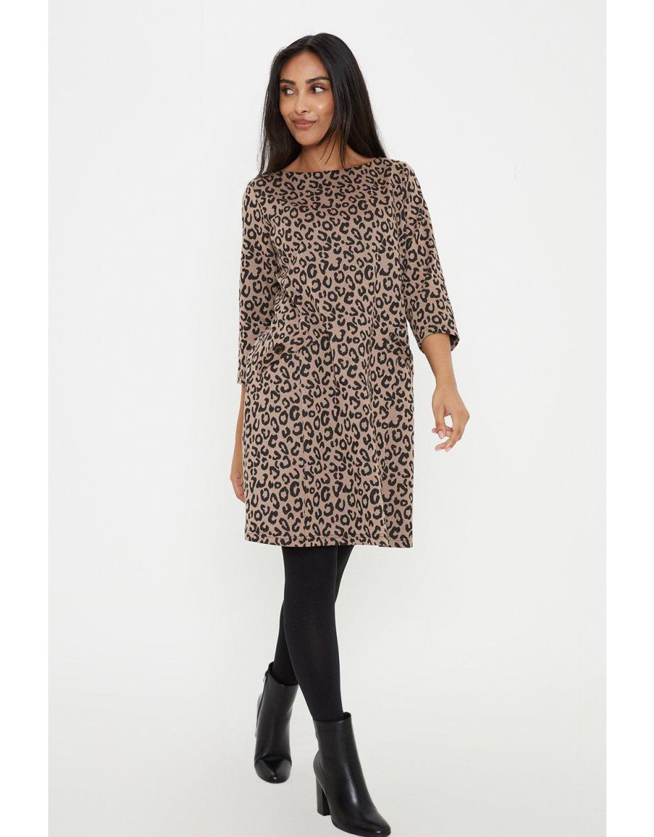 Wallis cheap leopard dress